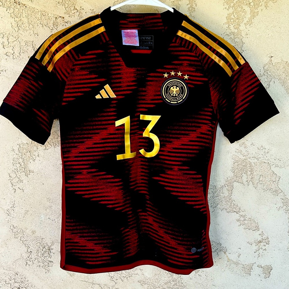Adidas Duetscher Fußball-Bund Thomas Müller Jersey #13 US Boys 11-12Y/ 152 NWOT